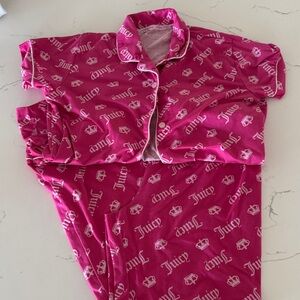 Juicy Couture Fuchsia Kids Pajama Set
